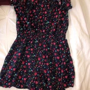 strapless romper